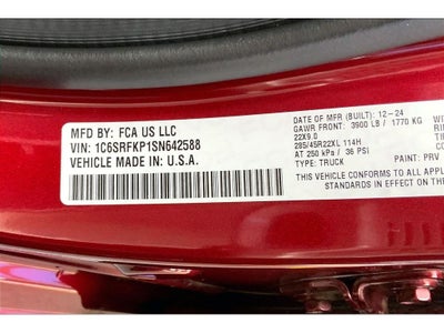 2025 RAM 1500 Tungsten