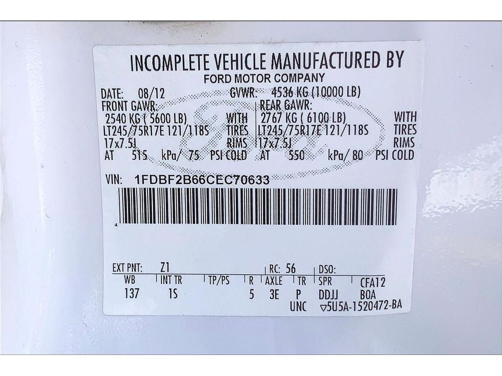 2012 Ford F-250 Super Duty XL