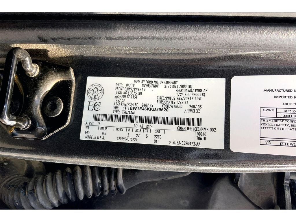 2019 Ford F-150 XLT