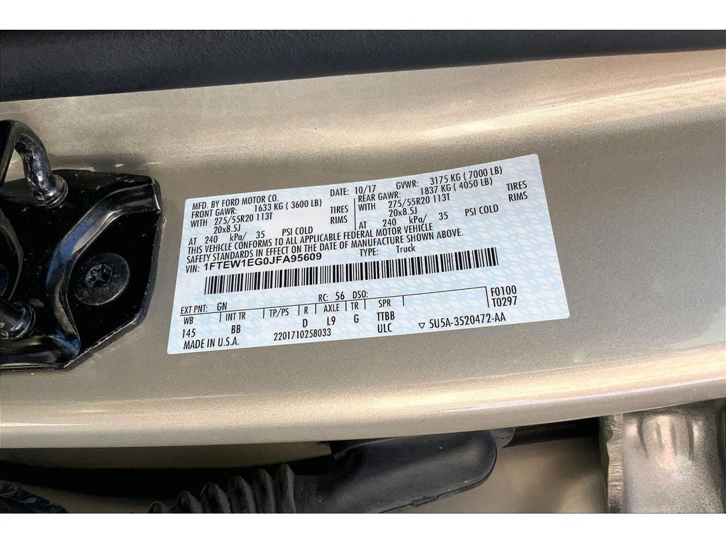 2018 Ford F-150 Platinum