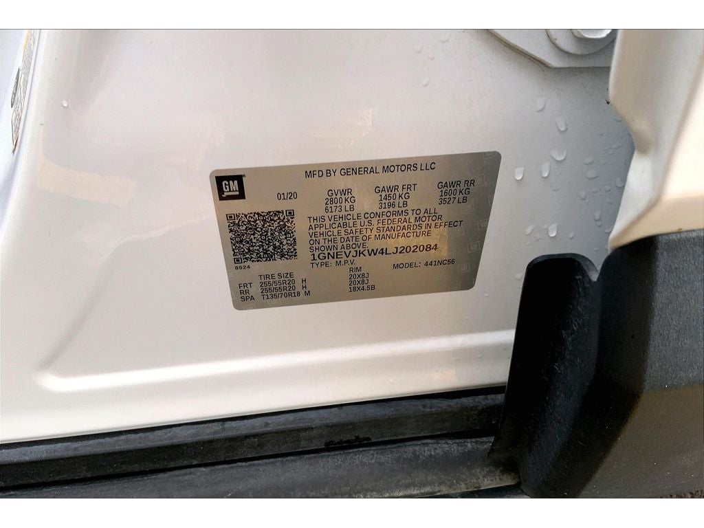 2020 Chevrolet Traverse RS