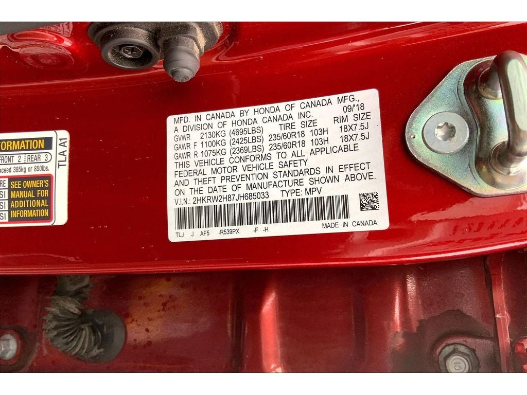 2018 Honda CR-V EX-L