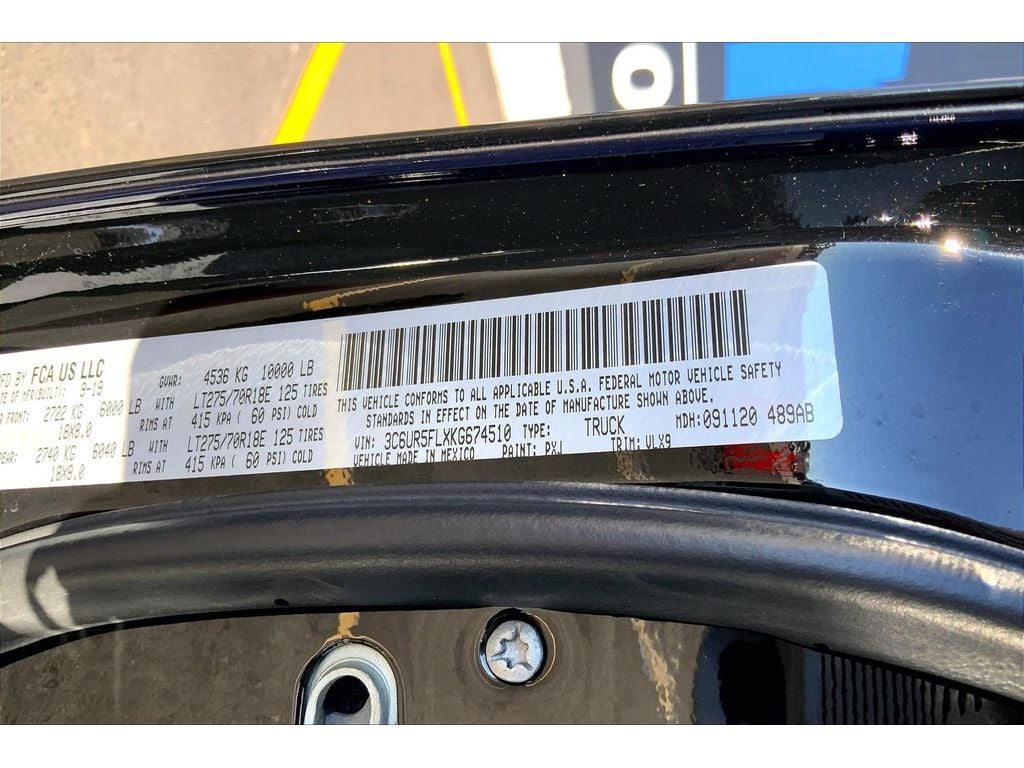 2019 RAM 2500 Laramie