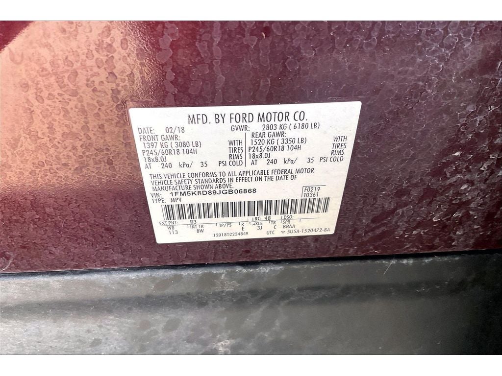 2018 Ford Explorer XLT