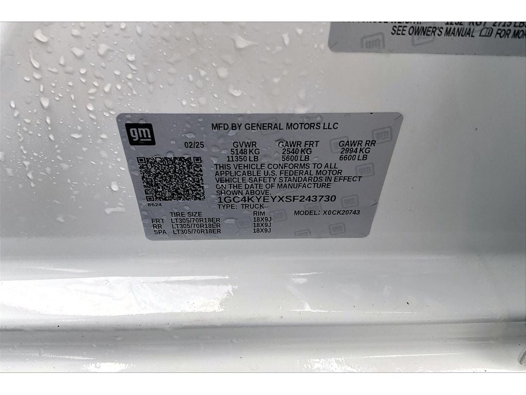 2025 Chevrolet Silverado 2500 HD ZR2