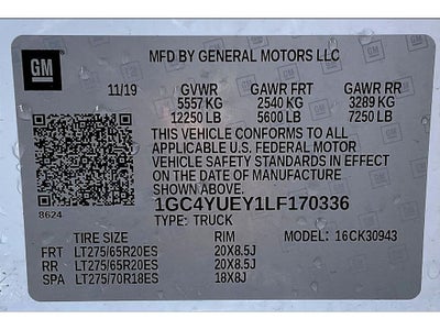 2020 Chevrolet Silverado 3500 HD LTZ