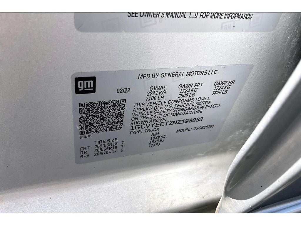 2022 Chevrolet Silverado 1500 LTD RST