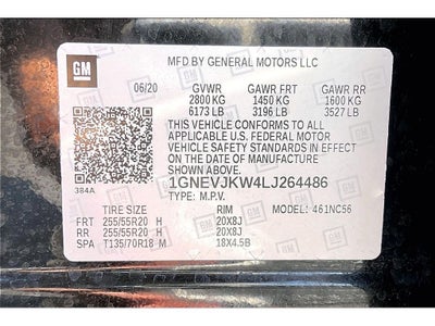 2020 Chevrolet Traverse RS