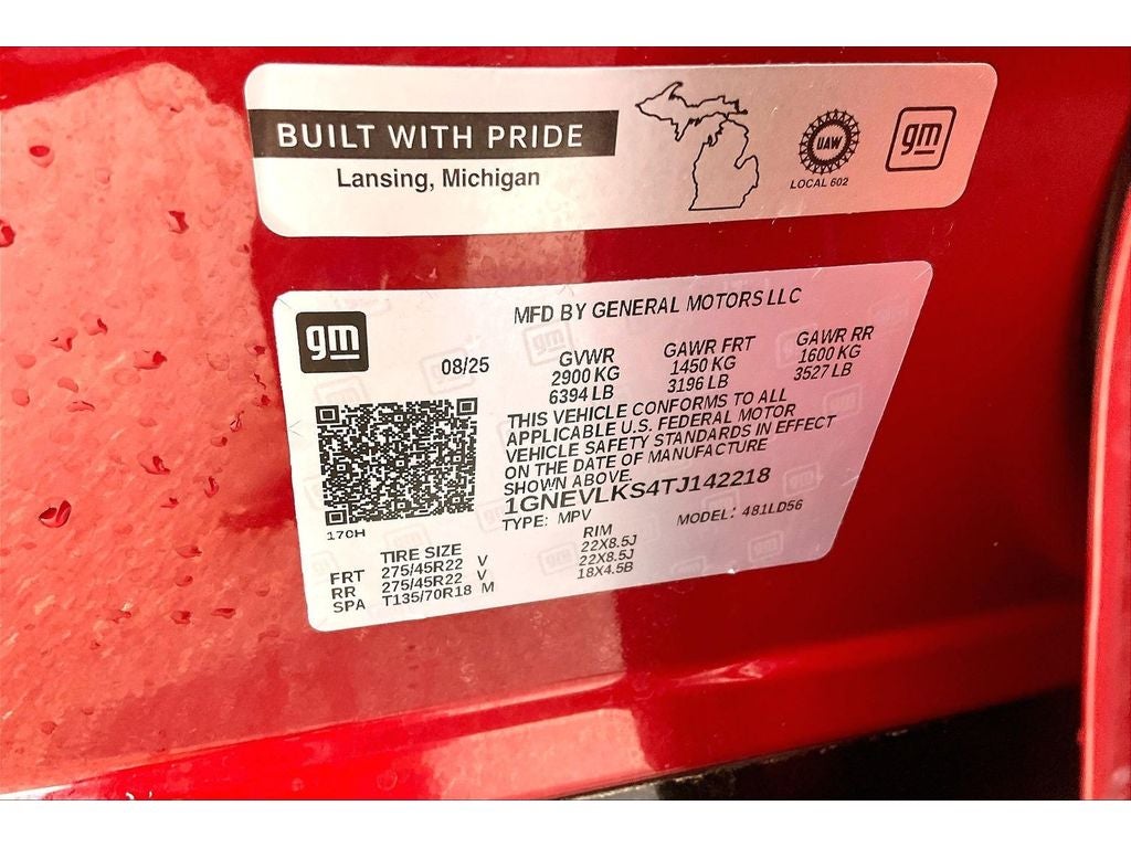 2026 Chevrolet Traverse RS