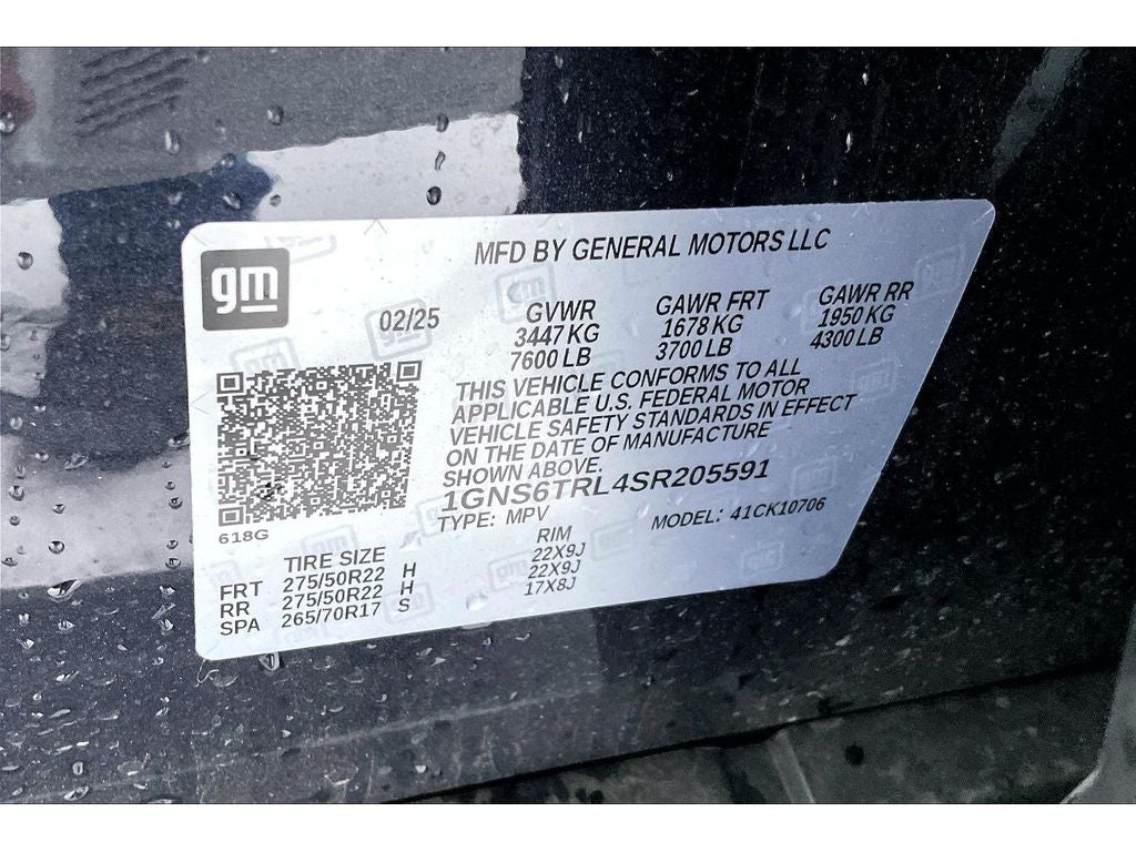 2025 Chevrolet Tahoe High Country