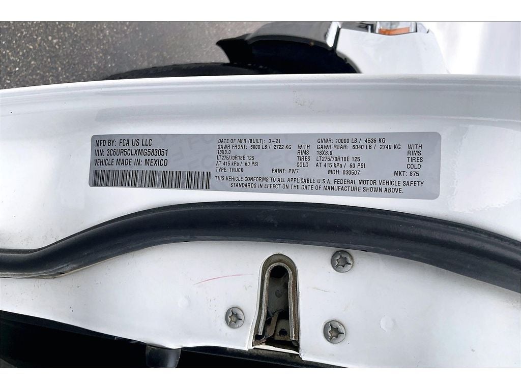 2021 RAM 2500 Tradesman