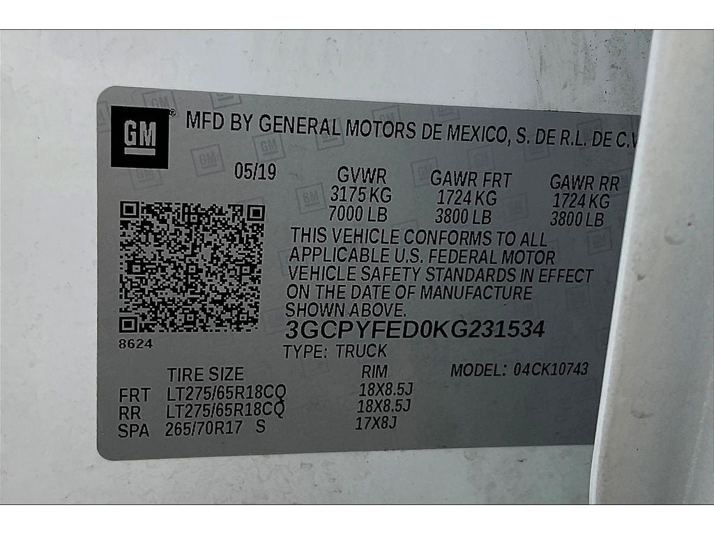 2019 Chevrolet Silverado 1500 LT Trail Boss