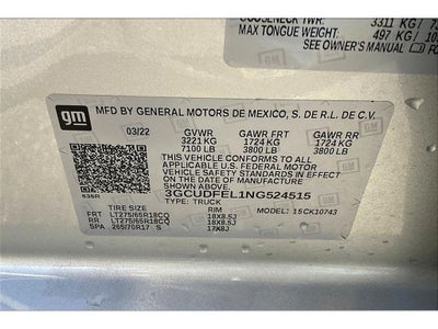 2022 Chevrolet Silverado 1500 LT Trail Boss