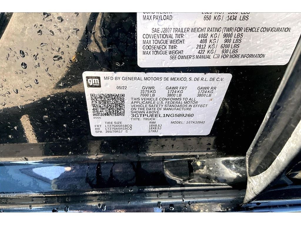 2022 GMC Sierra 1500 AT4