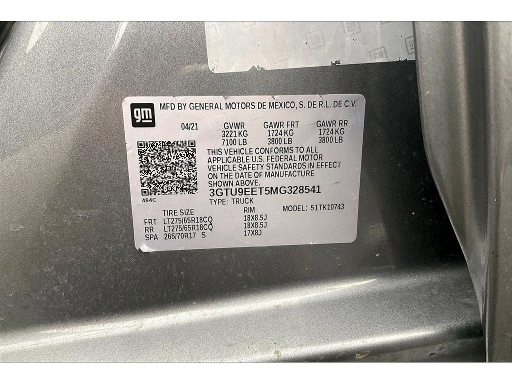 2021 GMC Sierra 1500 AT4