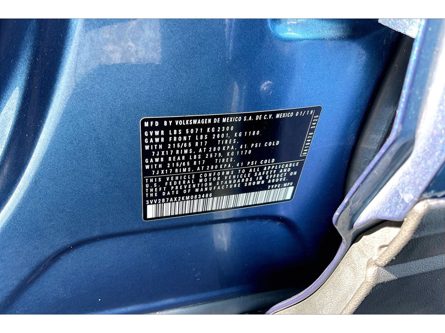 2019 Volkswagen Tiguan SE