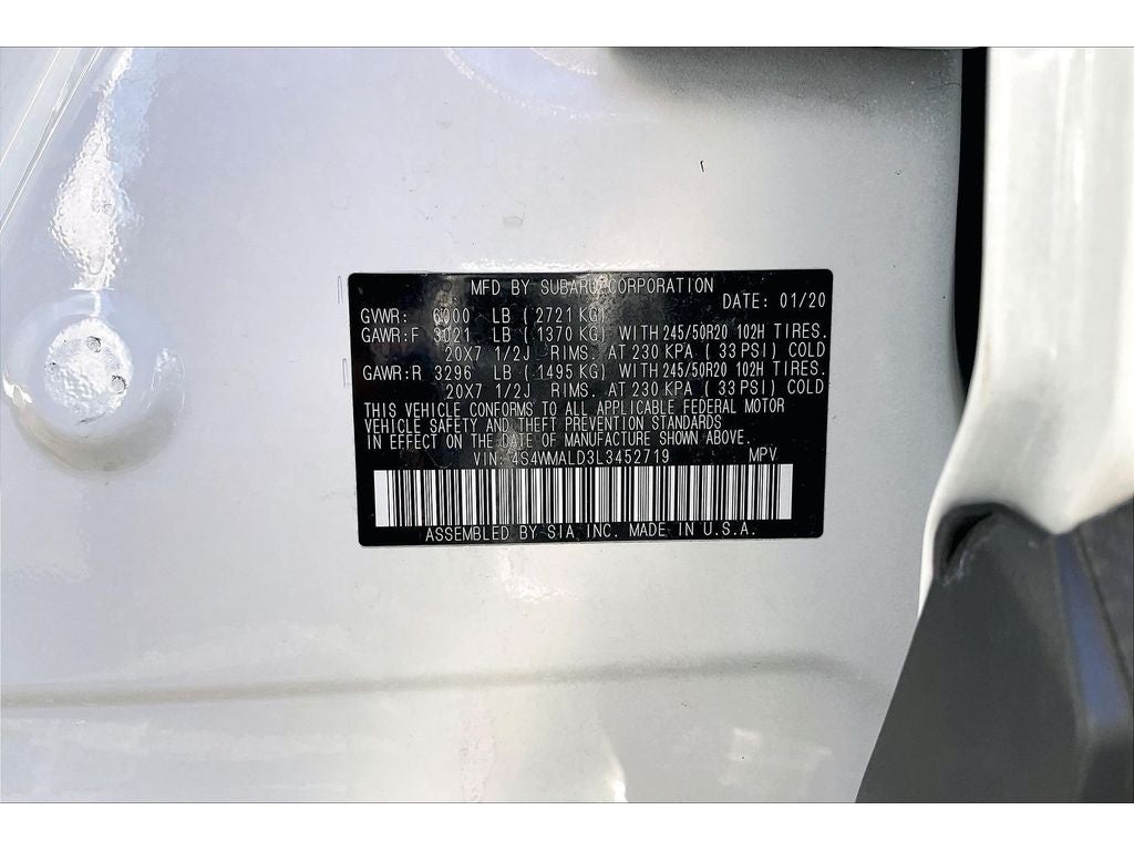 2020 Subaru Ascent Limited