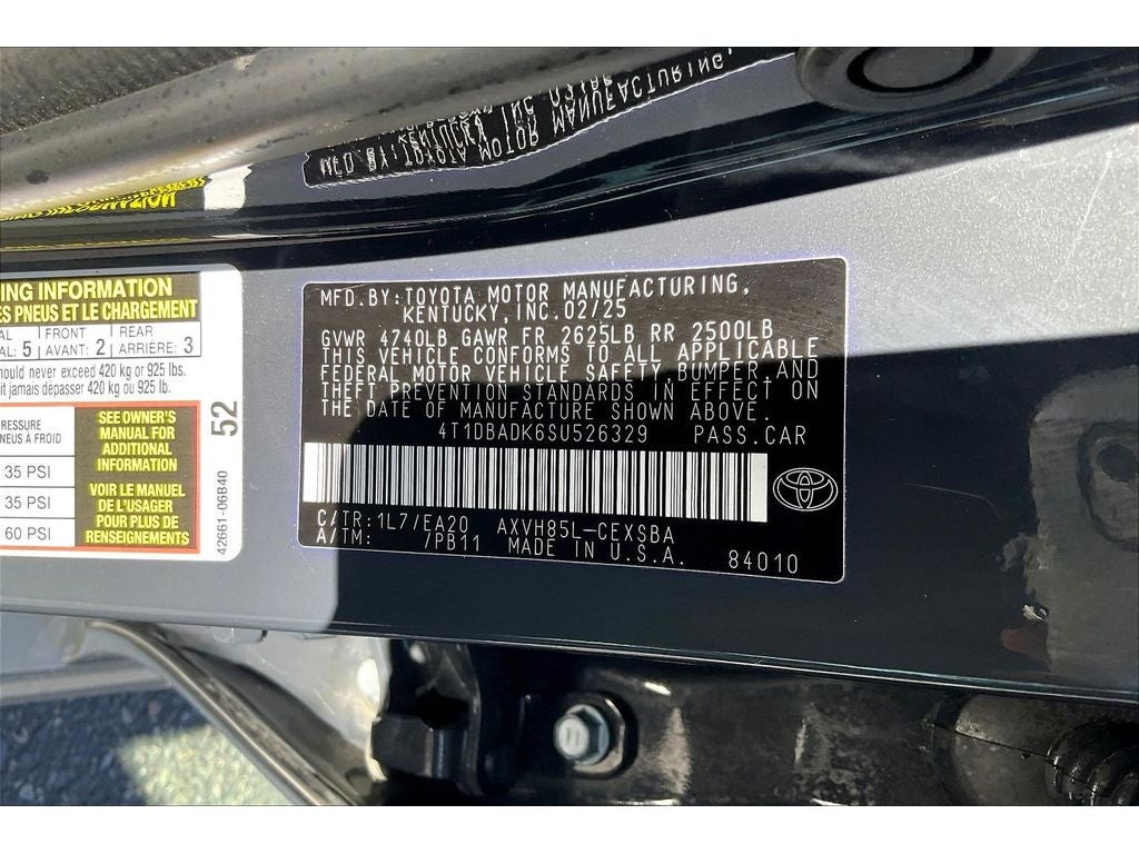 2025 Toyota Camry LE