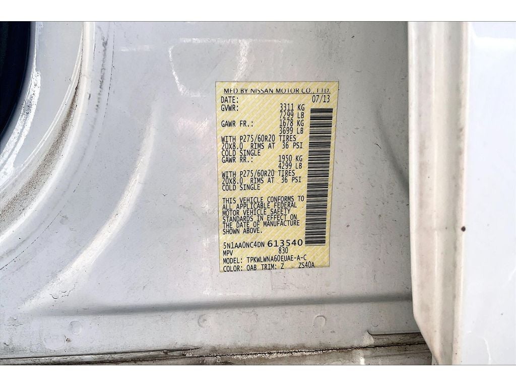 2013 Nissan Armada Platinum