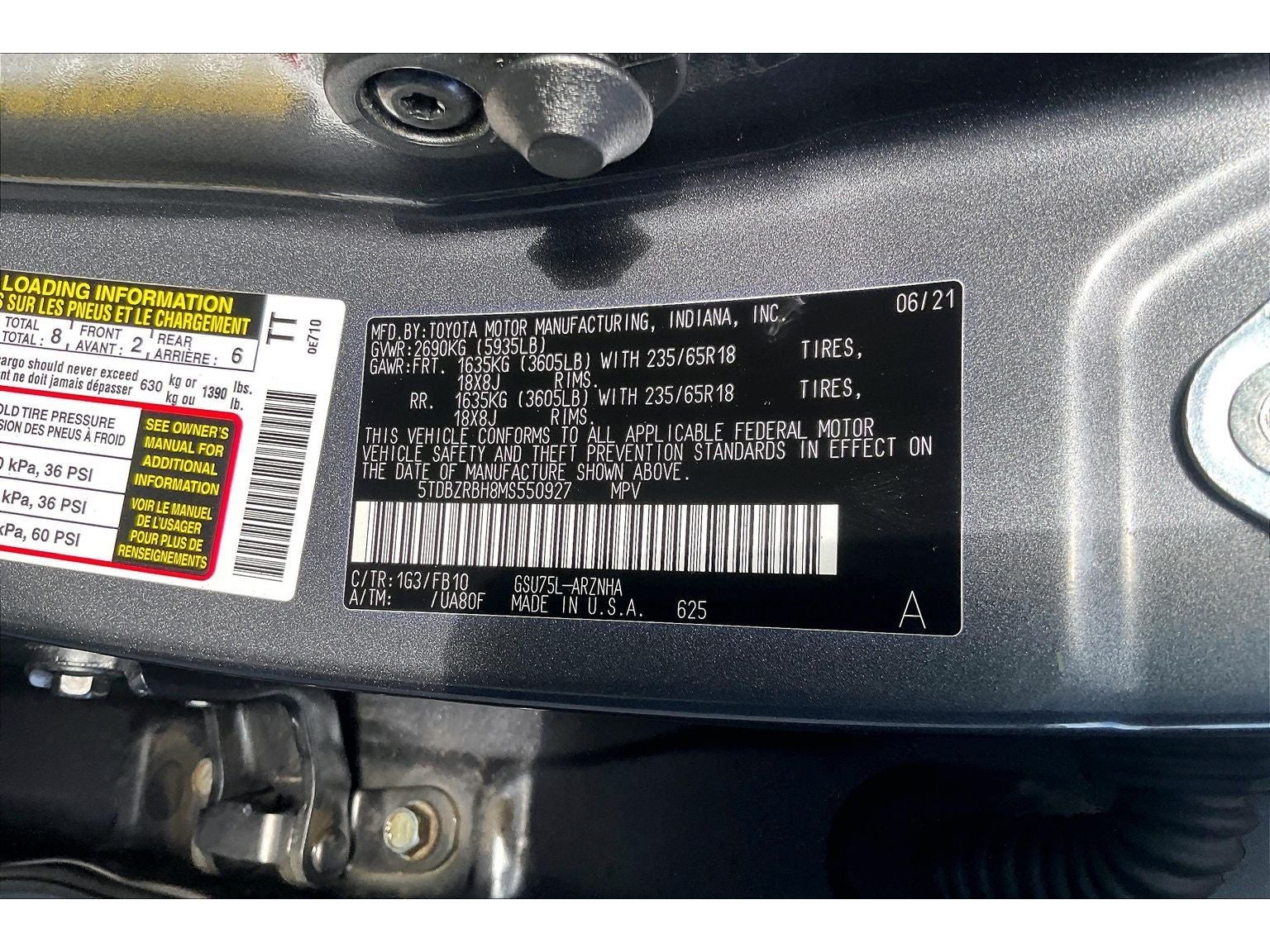 2021 Toyota Highlander L